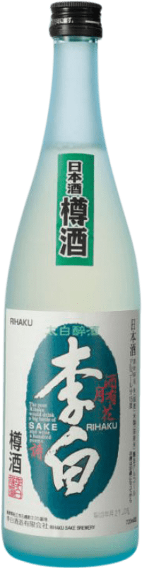 55,95 € Envio grátis | Sake Rihaku Shuzo Taruzake Japão 72 cl