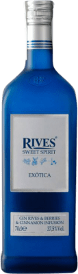 17,95 € 免费送货 | 金酒 Gin Rives Exótica Sweet — 甜型 安达卢西亚 西班牙 70 cl Cinnamon — 肉桂, Red Berries — 浆果