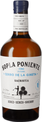 44,95 € 送料無料 | 強化ワイン Rodríguez de Vera Sopla Poniente Fino en Rama Cerro de la Gineta D.O. Jerez-Xérès-Sherry アンダルシア スペイン Palomino Fino ボトル Medium 50 cl