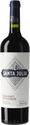 8,95 € Envio grátis | Vinho tinto Santa Julia I.G. Mendoza Mendoza Argentina Cabernet Sauvignon Garrafa 75 cl