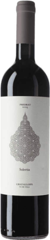 18,95 € Бесплатная доставка | Красное вино Finques de Manyetes Solertia D.O.Ca. Priorat Каталония Испания Syrah — Сира, Garnacha — Гренаш, Cabernet Sauvignon — Каберне Совиньон, Cariñena — Кариньян 75 cl