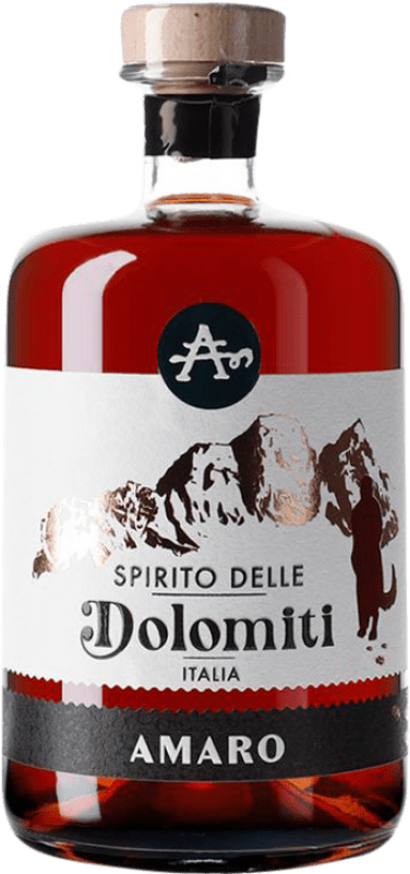 24,95 € Envío gratis | Amaretto Spiriti Artigiani Spirito delle Dolomiti Amaro Italia Botella 70 cl