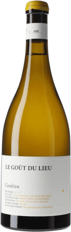 131,95 € Envío gratis | Vino blanco Tardieu-Laurent Le Gout du Lieu A.O.C. Condrieu Rhône Francia Viognier Botella 75 cl