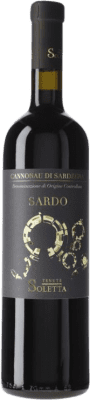 21,95 € 免费送货 | 红酒 Tenuta Soletta Sardo D.O.C. Cannonau di Sardegna Cerdeña 意大利 Cannonau 瓶子 75 cl