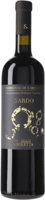 21,95 € Spedizione Gratuita | Vino rosso Tenuta Soletta Sardo D.O.C. Cannonau di Sardegna Cerdeña Italia Cannonau Bottiglia 75 cl