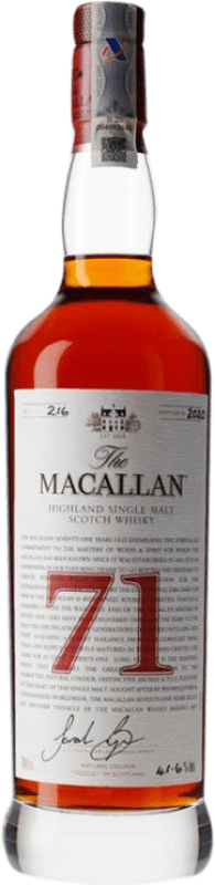 135 532,95 € Spedizione Gratuita | Whisky Single Malt Macallan Red Collection Speyside Regno Unito 71 Anni Bottiglia 70 cl