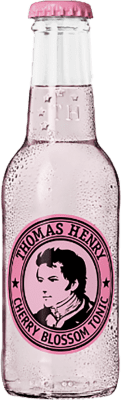 52,95 € Envio grátis | Caixa de 24 unidades Refrescos e Mixers Thomas Henry Cherry Blossom Tonic Alemanha Garrafa Pequena 20 cl