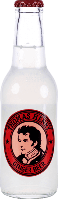 52,95 € Envío gratis | Caja de 24 unidades Cerveza Thomas Henry Ginger Beer Alemania Botellín 20 cl