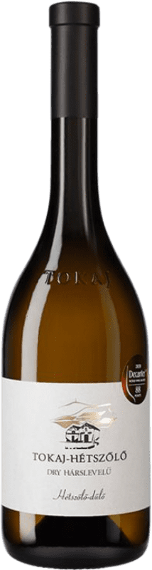 19,95 € Spedizione Gratuita | Vino Dolce Tokaj-Hétszolo Dry — Secco I.G. Tokaj-Hegyalja Tokaj Ungheria Hárslevelü Bottiglia 75 cl
