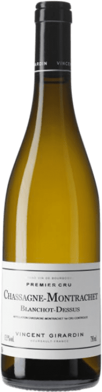 261,95 € Envío gratis | Vino blanco Vincent Girardin Blanchot-Dessus Premier Cru A.O.C. Chassagne-Montrachet Borgoña Francia Chardonnay Botella 75 cl