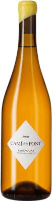 29,95 € Free Shipping | White wine Mas Gomà Vinyes del Tiet Pere Camí de la Font Brisat D.O. Tarragona Catalonia Spain Macabeo Bottle 75 cl