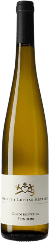 41,95 € 免费送货 | 白葡萄酒 Weingut Lothar Kettern Goldtröpfchen Halbtrocken — 半干型 Q.b.A. Mosel 德国 Riesling — 雷司令 75 cl