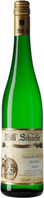 23,95 € Envio grátis | Vinho Branco Willi Schaefer Graacher Trocken — Seco Q.b.A. Mosel Alemanha Riesling 75 cl