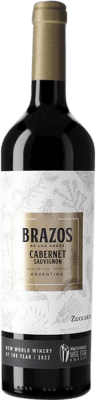 16,95 € Бесплатная доставка | Красное вино Zuccardi Brazos de los Andes I.G. Mendoza Мендоса Аргентина Cabernet Sauvignon бутылка 75 cl