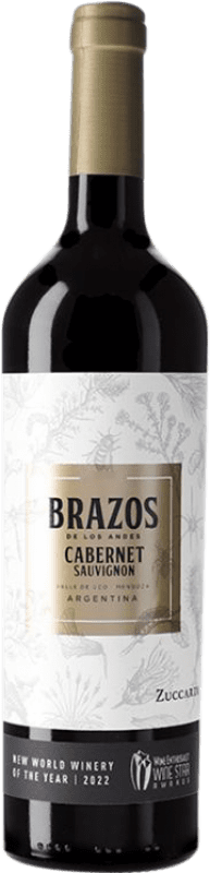 16,95 € Envío gratis | Vino tinto Zuccardi Brazos de los Andes I.G. Mendoza Mendoza Argentina Cabernet Sauvignon Botella 75 cl