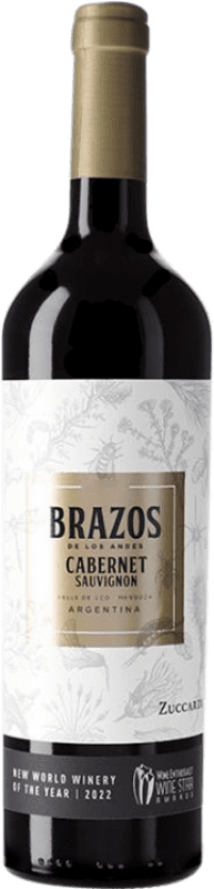 16,95 € Envio grátis | Vinho tinto Zuccardi Brazos de los Andes I.G. Mendoza Mendoza Argentina Cabernet Sauvignon Garrafa 75 cl