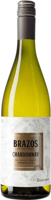 10,95 € Free Shipping | White Wine Zuccardi Brazos de los Andes I.G. Mendoza Mendoza Argentina Chardonnay 75 cl