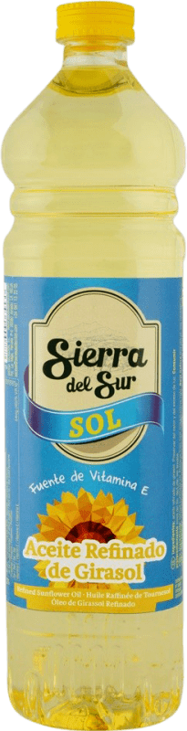 1,95 € Envío gratis | Aceite de Cocina Sacesa Girasol PET La Rioja España Botella 1 L