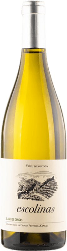23,95 € Envío gratis | Vino blanco Escolinas Blanco D.O.P. Vino de Calidad de Cangas Principado de Asturias España Albarín Botella 75 cl