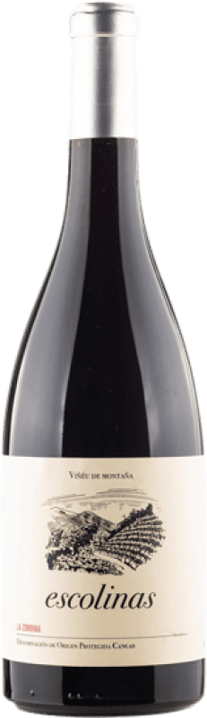 44,95 € Бесплатная доставка | Красное вино Escolinas La Zorrina D.O.P. Vino de Calidad de Cangas Княжество Астурия Испания Carrasquín, Albarín Black бутылка 75 cl
