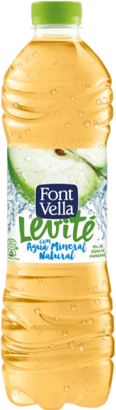 10,95 € Spedizione Gratuita | Scatola da 6 unità Acqua Font Vella Levité Manzana Spagna Bottiglia 1 L