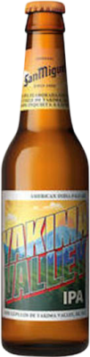 44,95 € Envio grátis | Caixa de 24 unidades Cerveja San Miguel Ipa Andaluzia Espanha Garrafa Terço 33 cl