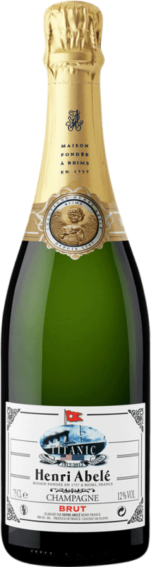 7,95 € Free Shipping | White Sparkling Wine Henri Abelé Titanic D.O. Cava Catalonia Spain Bottle 75 cl