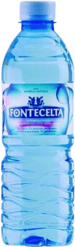 8,95 € Spedizione Gratuita | Scatola da 24 unità Acqua Fontecelta Galizia Spagna Bottiglia Medium 50 cl