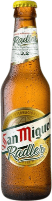 33,95 € Kostenloser Versand | 30 Einheiten Box Bier San Miguel Radler Vidrio RET Andalusien Spanien Kleine Flasche 20 cl