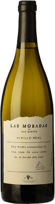 18,95 € Envoi gratuit | Vin blanc Las Moradas Crianza D.O. Vinos de Madrid La communauté de Madrid Espagne Albillo Bouteille 75 cl