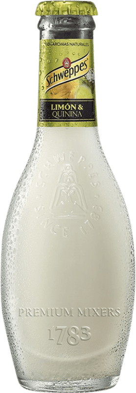 73,95 € Kostenloser Versand | 24 Einheiten Box Getränke und Mixer Schweppes Limón Premium Spanien Kleine Flasche 20 cl