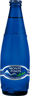 14,95 € Envoi gratuit | Boîte de 24 unités Eau Monte Pinos Natural Vidrio Castille et Leon Espagne Bouteille Tiers 33 cl