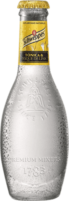 73,95 € Kostenloser Versand | 24 Einheiten Box Getränke und Mixer Schweppes Tónica Premium Heritage Spanien Kleine Flasche 20 cl
