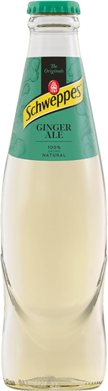 61,95 € Spedizione Gratuita | Scatola da 24 unità Bibite Schweppes Spagna Bottiglietta 20 cl Ginger — Zenzero