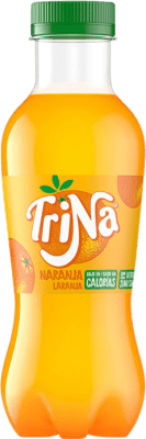 54,95 € Free Shipping | 24 units box Soft Drinks Trina Naranja PET Spain Medium Bottle 50 cl