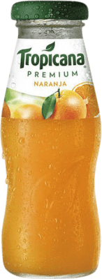 44,95 € Kostenloser Versand | 24 Einheiten Box Getränke und Mixer Tropicana Naranja Spanien Kleine Flasche 20 cl