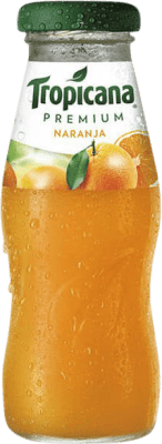 46,95 € Free Shipping | 24 units box Soft Drinks Tropicana Naranja Spain Small Bottle 20 cl