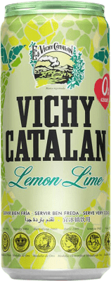 29,95 € Free Shipping | 24 units box Water Vichy Catalan Lima Catalonia Spain Can 33 cl