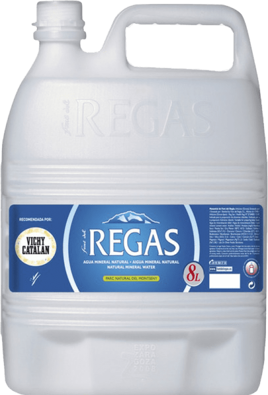 3,95 € Envio grátis | Água Vichy Catalan Regas PET Catalunha Espanha Garrafão 6 L