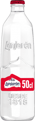 8,95 € Бесплатная доставка | Коробка из 20 единиц Вода Lanjarón Vidrio Андалусия Испания бутылка Medium 50 cl
