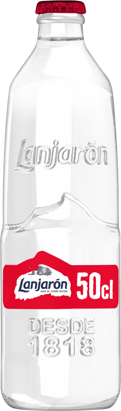 9,95 € Envoi gratuit | Boîte de 20 unités Eau Lanjarón Mineral Natural — Minérale Naturelle Andalousie Espagne Bouteille Medium 50 cl Verre