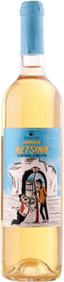 14,95 € 免费送货 | 白酒 Kamara Retsina Traditional Thessaloniki 希腊 Assyrtiko, Rhoditis 瓶子 75 cl