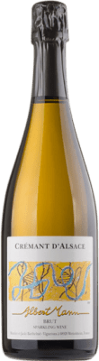 42,95 € 免费送货 | 白起泡酒 Albert Mann Crémant 香槟 A.O.C. Alsace 阿尔萨斯 法国 Pinot Black, Pinot White, Pinot Auxerrois 瓶子 75 cl