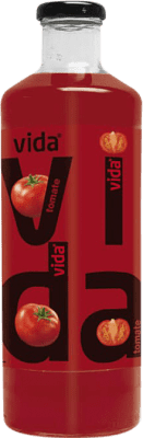 69,95 € 免费送货 | 盒装24个 饮料和搅拌机 Vida Zumo Tomate 西班牙 瓶子 1 L