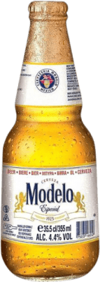 38,95 € Kostenloser Versand | 24 Einheiten Box Bier Modelo Corona Especial Mexiko Drittel-Liter-Flasche 35 cl