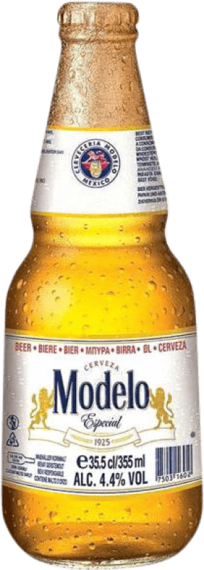 39,95 € 免费送货 | 盒装24个 啤酒 Modelo Corona Especial 墨西哥 三分之一升瓶 35 cl