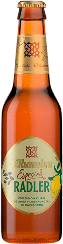 44,95 € Envoi gratuit | Boîte de 24 unités Bière Alhambra Radler, Spécial Andalousie Espagne Bouteille Tiers 33 cl Verre RET