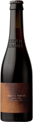 37,95 € Spedizione Gratuita | Scatola da 12 unità Birra Alhambra Baltic Porter Andalusia Spagna Bottiglia Terzo 33 cl