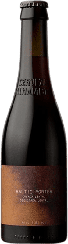 39,95 € Free Shipping | 12 units box Beer Alhambra Baltic Porter Andalusia Spain Third-Liter Bottle 33 cl