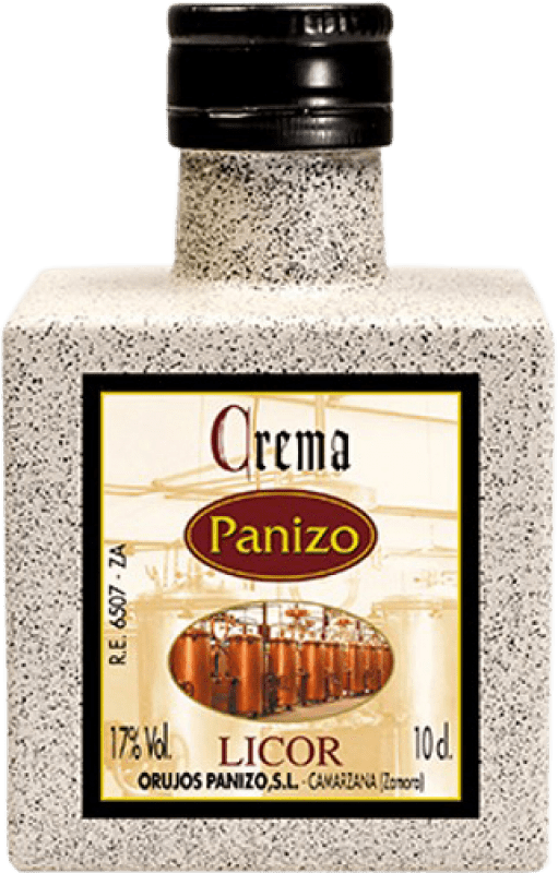 2,95 € Free Shipping | Cream Liqueur Panizo Orujo Castilla y León Spain Miniature Bottle 5 cl
